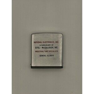 Zippo Vintage Tape Measure "National Electronics Inc"